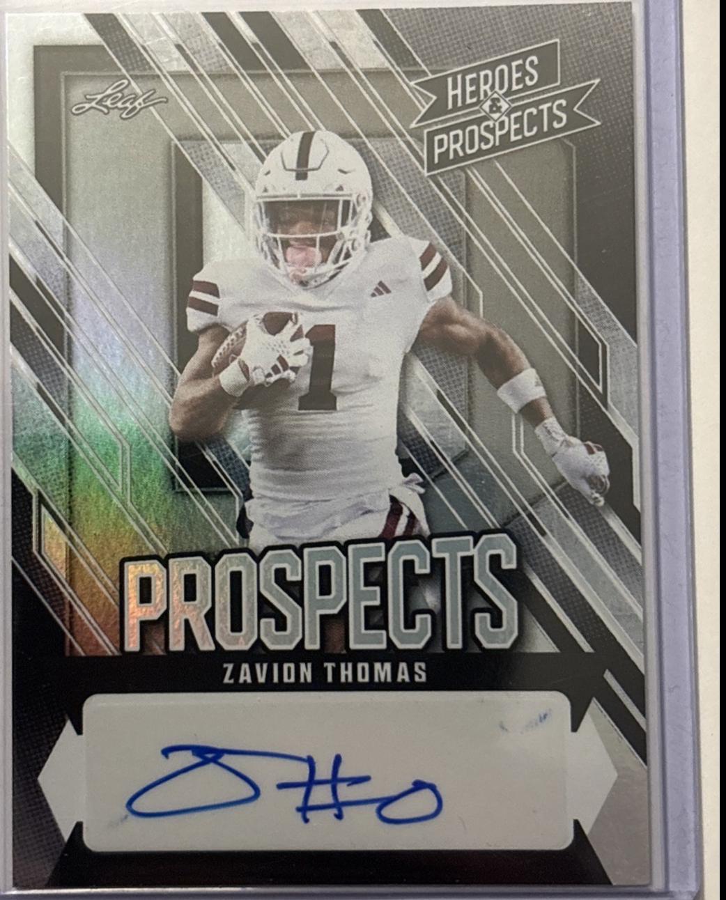 Zavion Thomas [Silver] #AP-ZT1