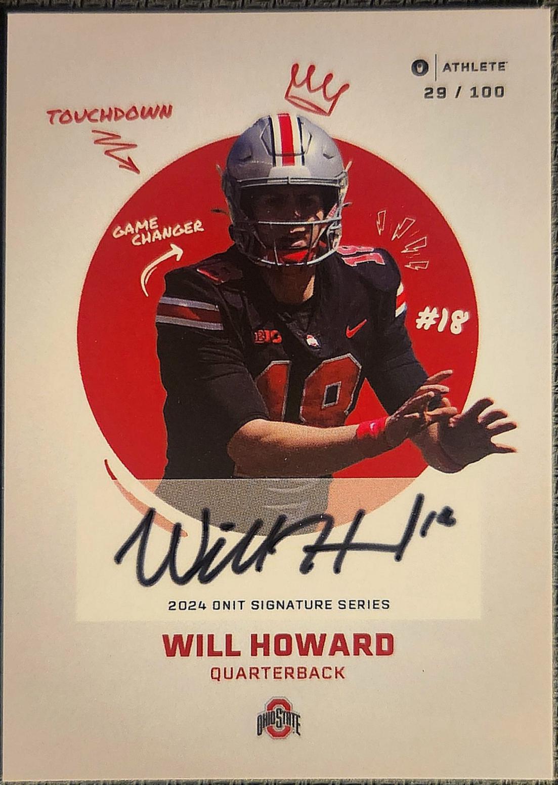 Will Howard #S-18