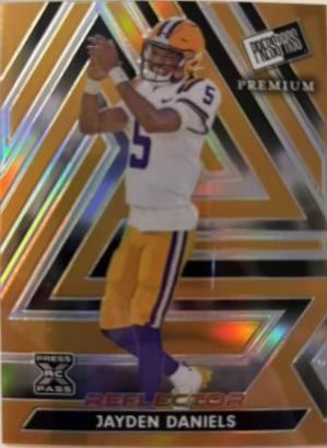 Jayden Daniels [Gold Reflector] #124