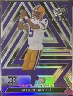 Jayden Daniels [Purple Reflector] #124