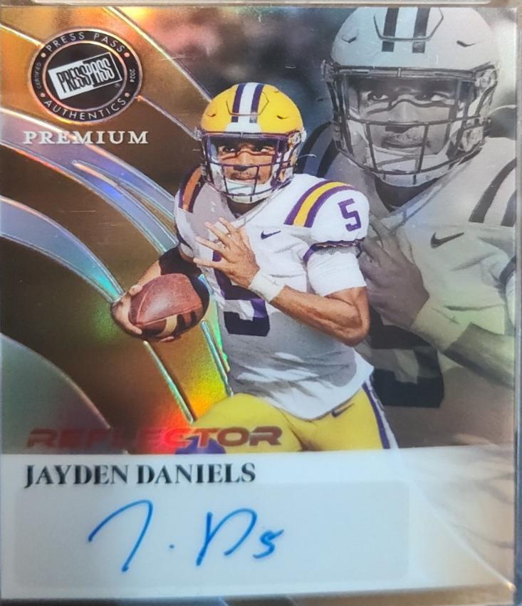 Jayden Daniels [Gold Reflector] #RA-JD3