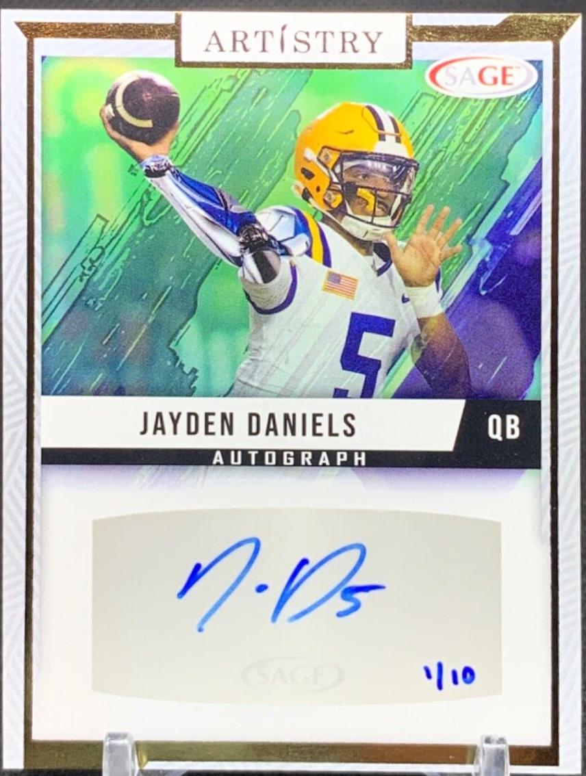Jayden Daniels [Gold Foil] #ART-JD2