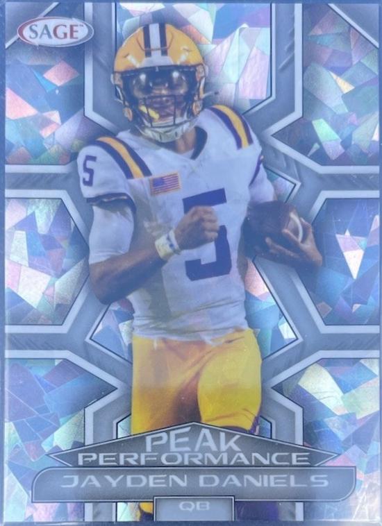Jayden Daniels [Cracked Ice] #PK-JD2