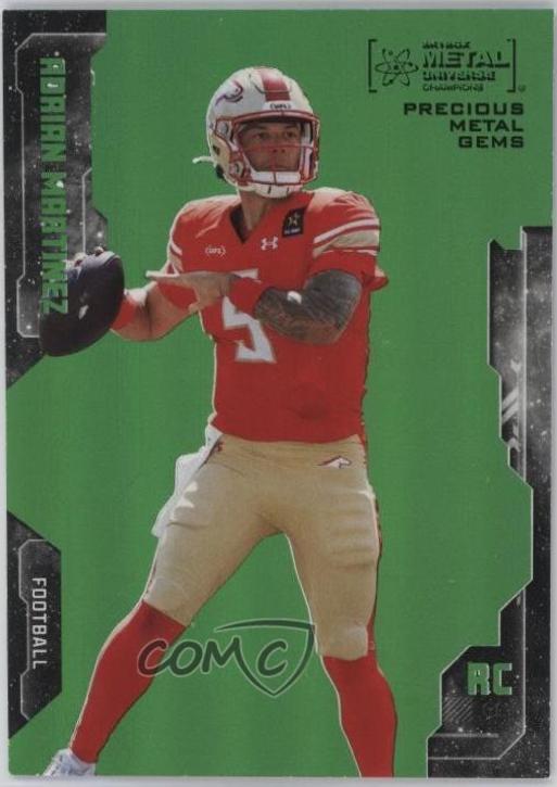Adrian Martinez [Green Precious Metal Gems] #84