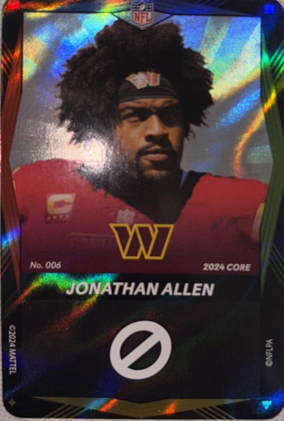 Jonathan Allen [Yellow Foil] #6