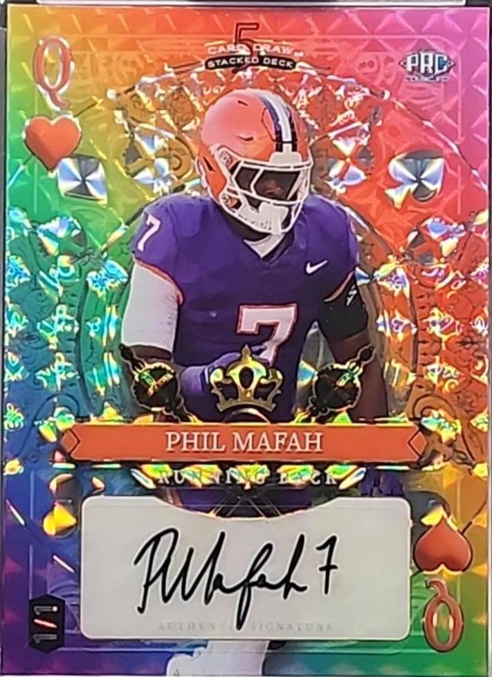 Phil Mafah [Queen Hearts Rainbow Mosaic Auto] #SDHH-PMA