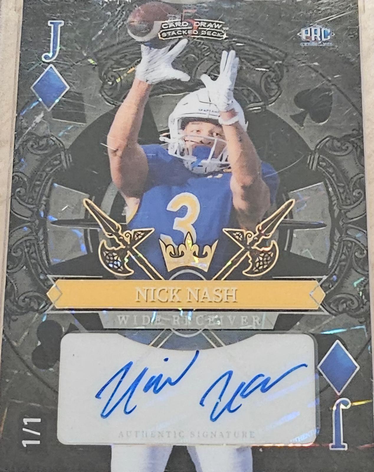 Nick Nash [Jack Diamonds Black Lazers Auto] #SDHD-NNA