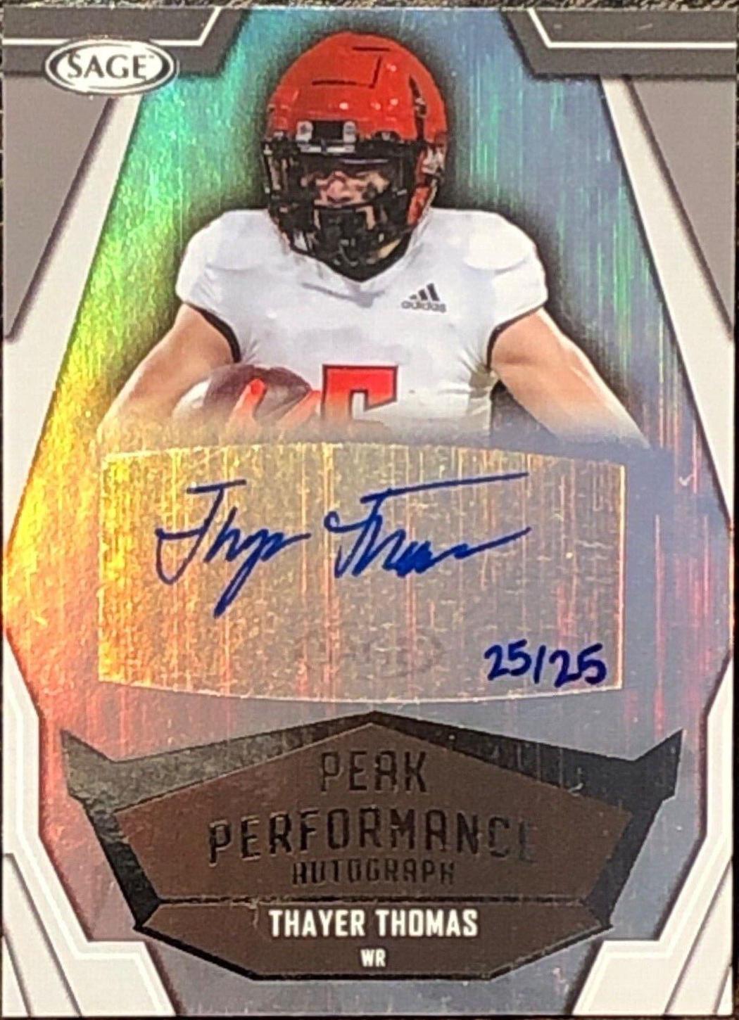 Thayer Thomas [Silver] #PKA-TT