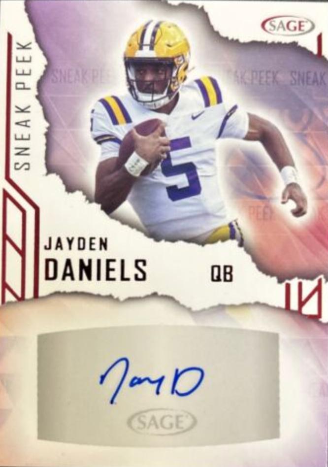 Jayden Daniels [Red] #SPA-JD