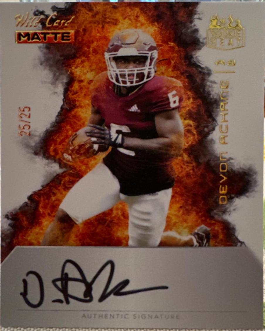 Devon Achane [White Rookie Heat Autograph] #RH-A