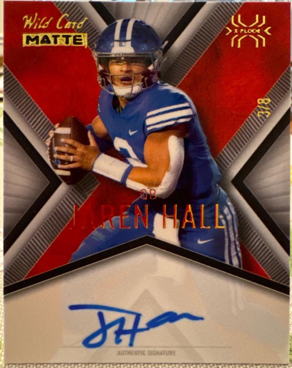 Jaren Hall [Red X-Plode Autograph] #MXP-A
