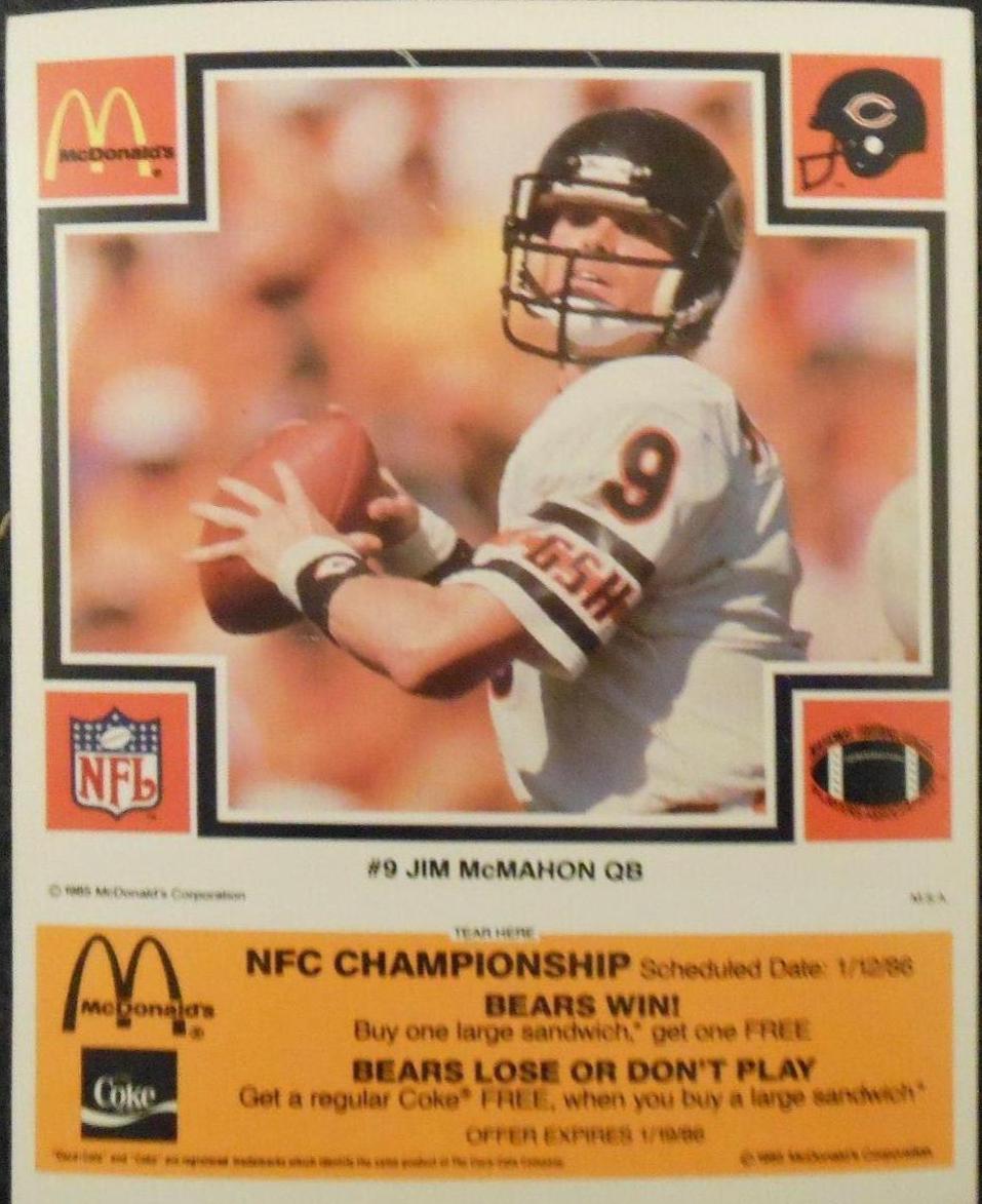 Jim McMahon [Orange] #9