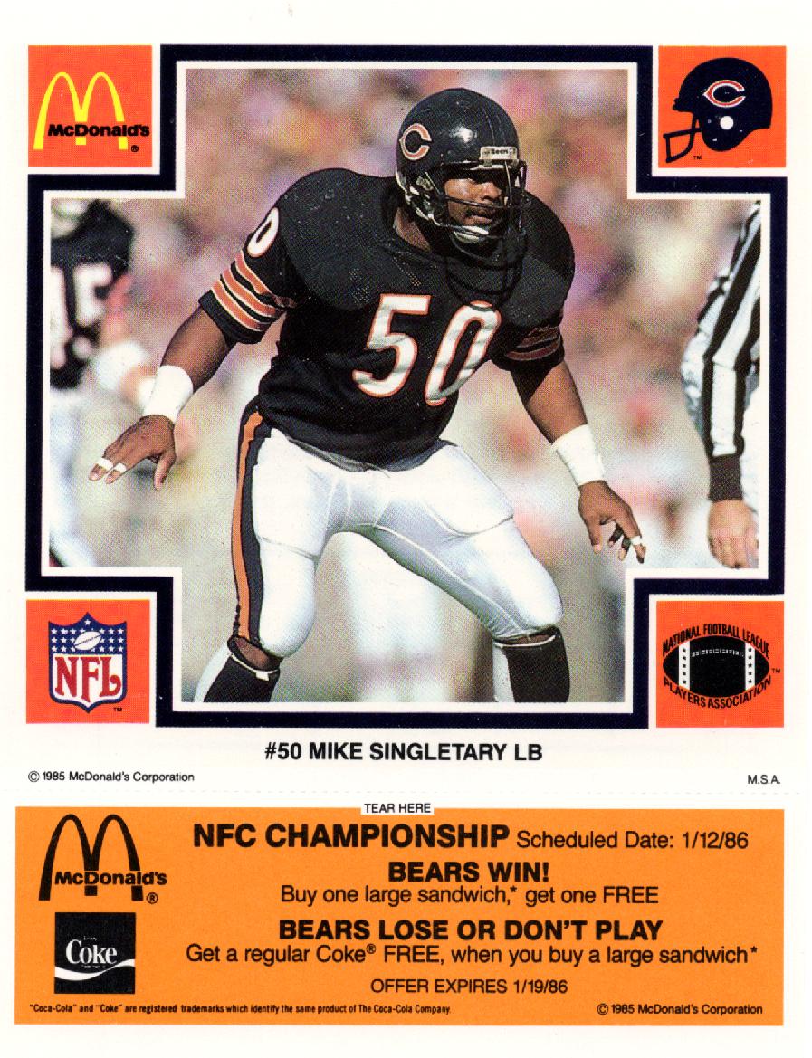 Mike Singletary [Orange] #50