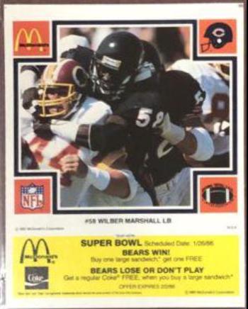 Wilber Marshall [Yellow] #58