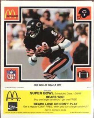 Willie Gault [Yellow] #83