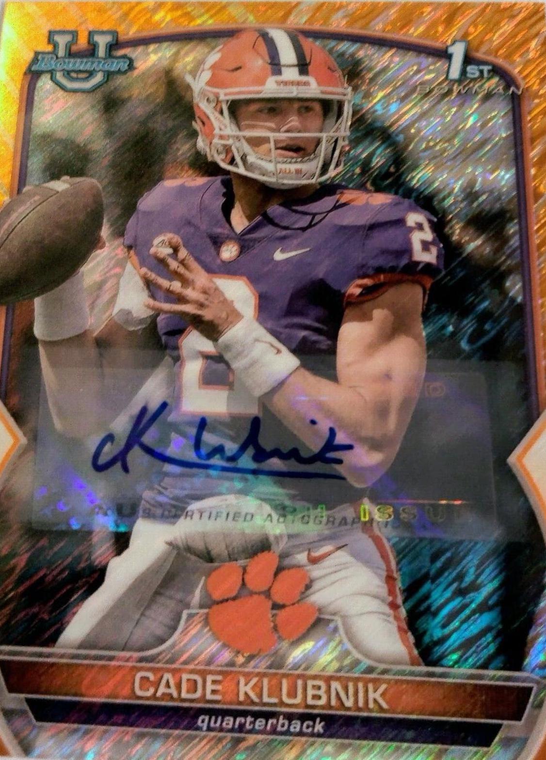 Cade Klubnik [Autograph Orange] #42