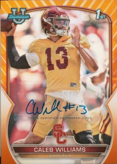 Caleb Williams [Autograph Orange] #50