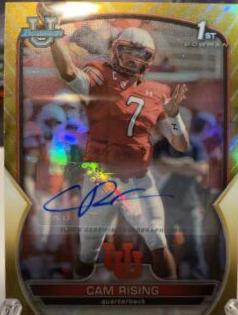 Cam Rising [Autograph Gold] #76