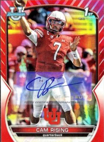 Cam Rising [Autograph Red] #76