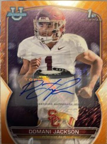 Domani Jackson [Autograph Orange Shimmer] #91