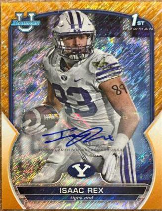 Isaac Rex [Autograph Orange Shimmer] #71