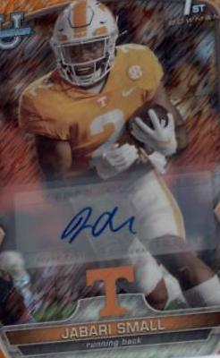 Jabari Small [Autograph Orange Shimmer] #19