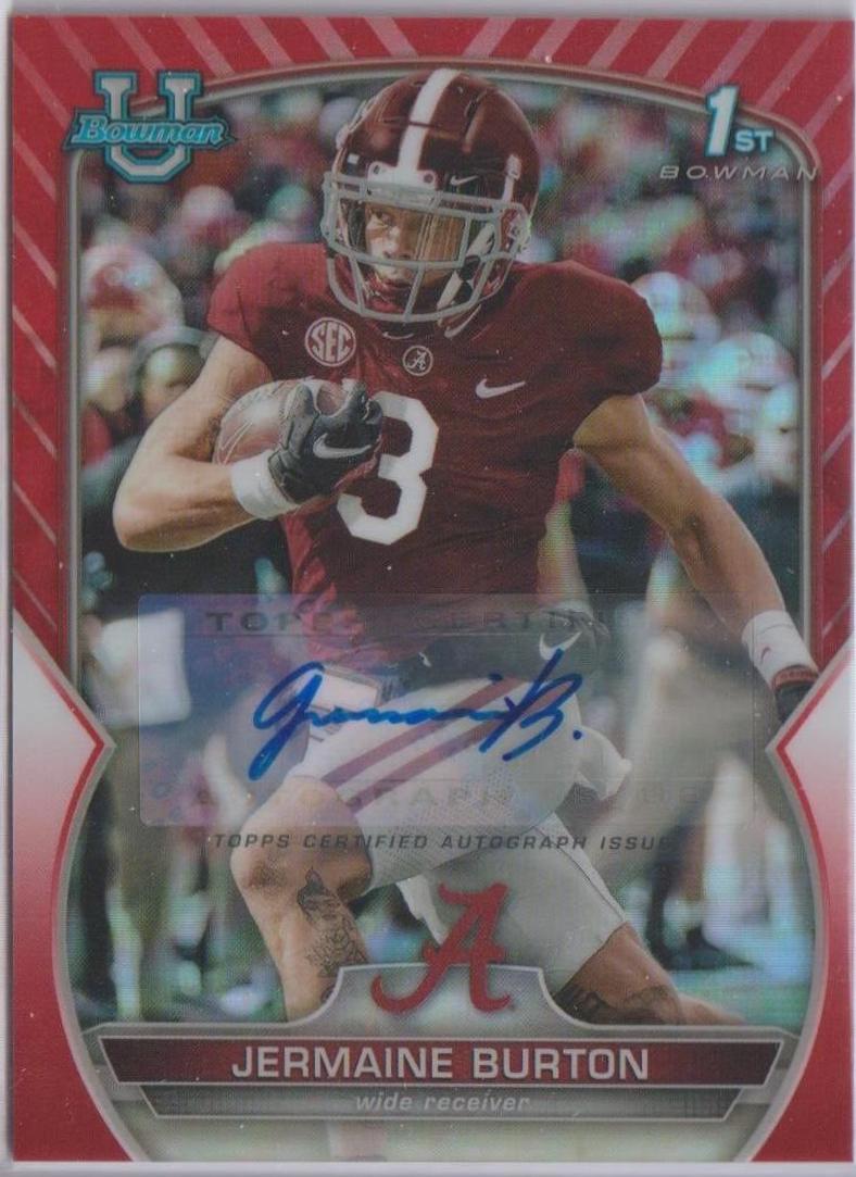 Jermaine Burton [Autograph Red] #62
