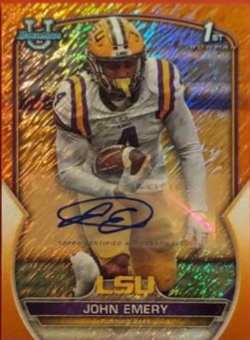 John Emery [Autograph Orange Shimmer] #67