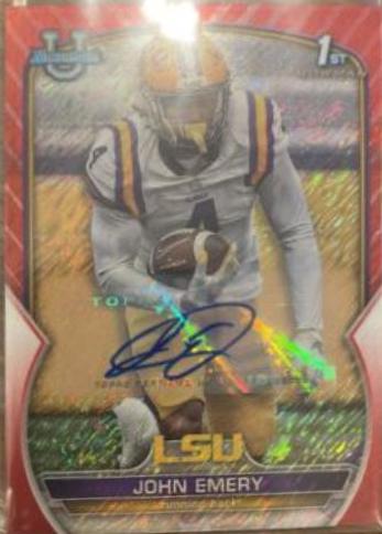 John Emery [Autograph Red Shimmer] #67