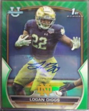 Logan Diggs [Autograph Green] #38