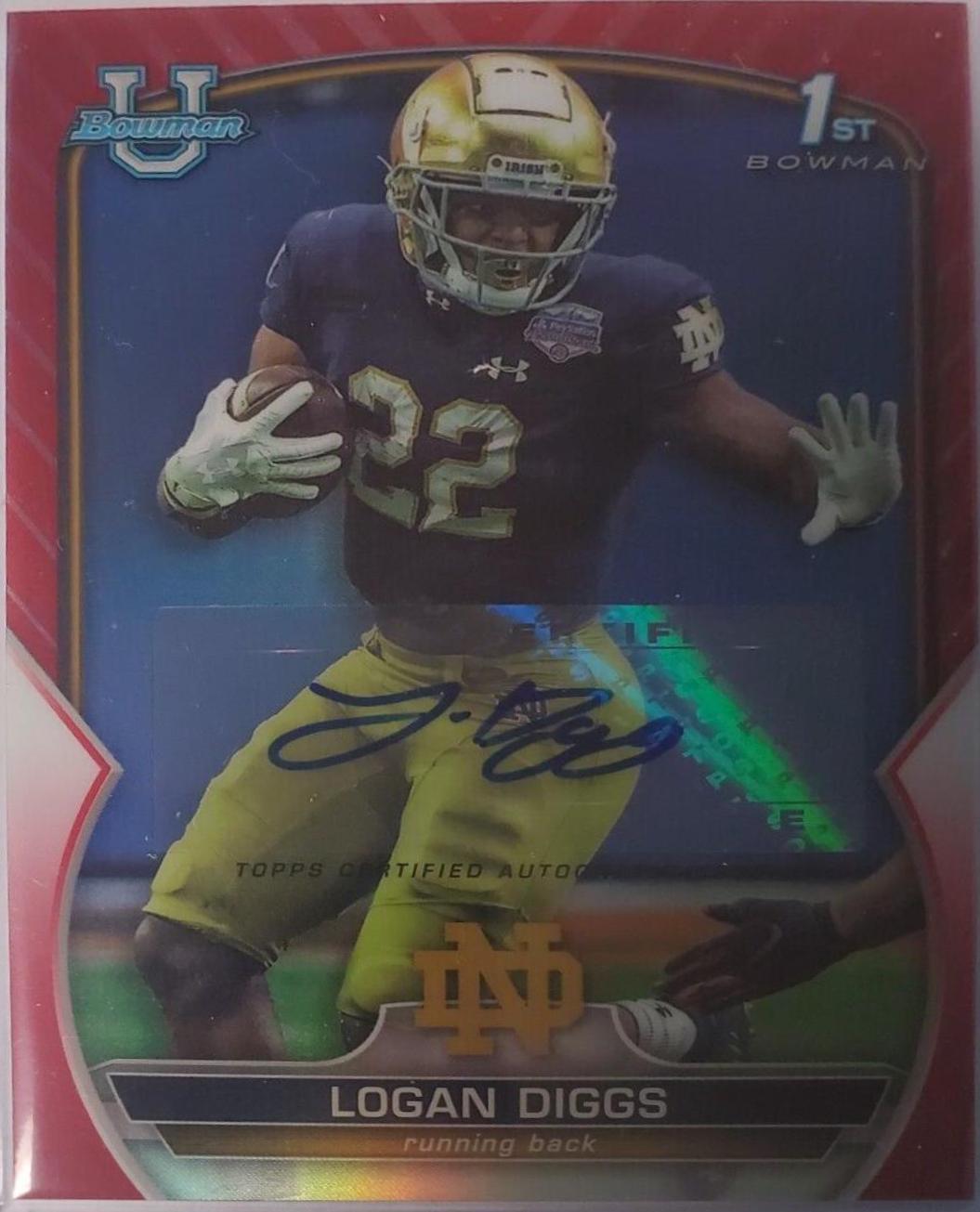 Logan Diggs [Autograph Red] #38