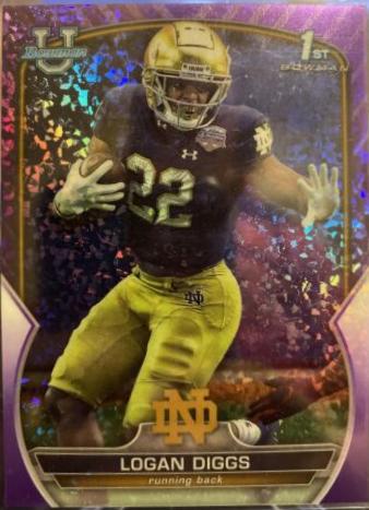 Logan Diggs [Purple Mini Diamond] #38