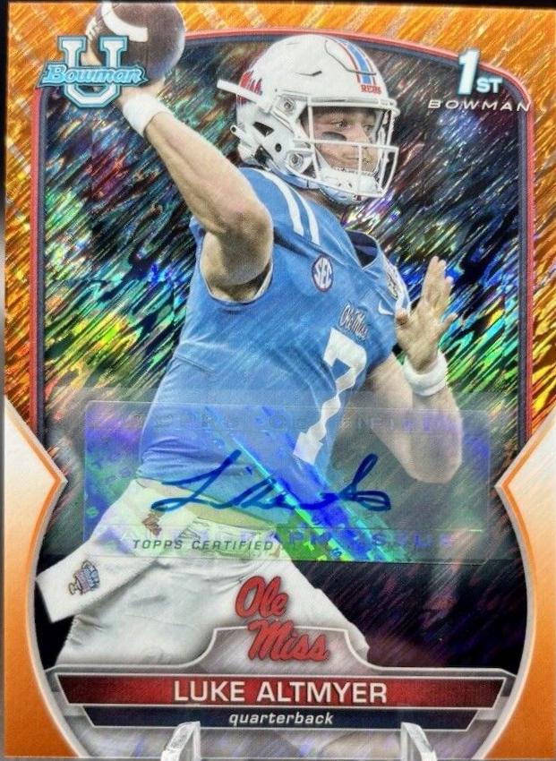 Luke Altmyer [Autograph Orange Shimmer] #43
