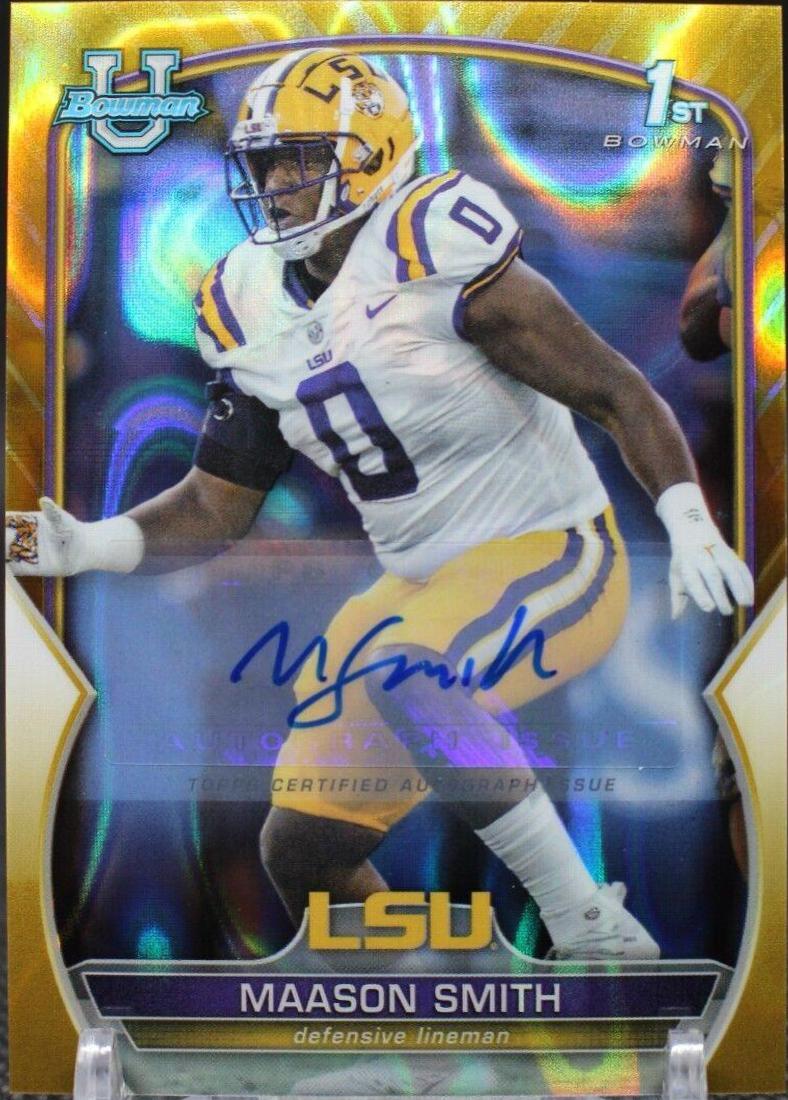 Maason Smith [Autograph Gold Lava] #9