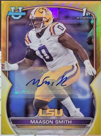 Maason Smith [Autograph Yellow] #9
