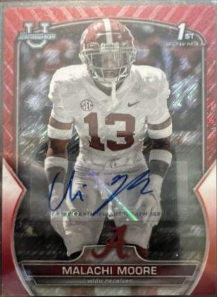 Malachi Moore [Autograph Red Shimmer] #74