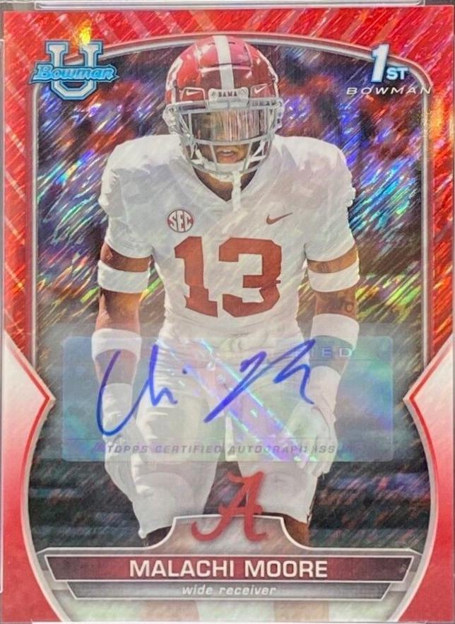 Malachi Moore [Autograph Red] #74