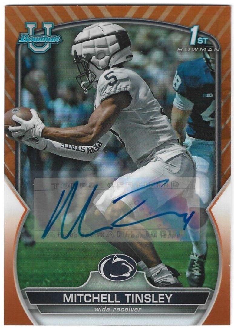 Mitchell Tinsley [Autograph Orange] #72
