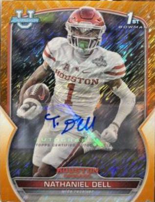 Nathaniel Dell [Autograph Orange Shimmer] #49