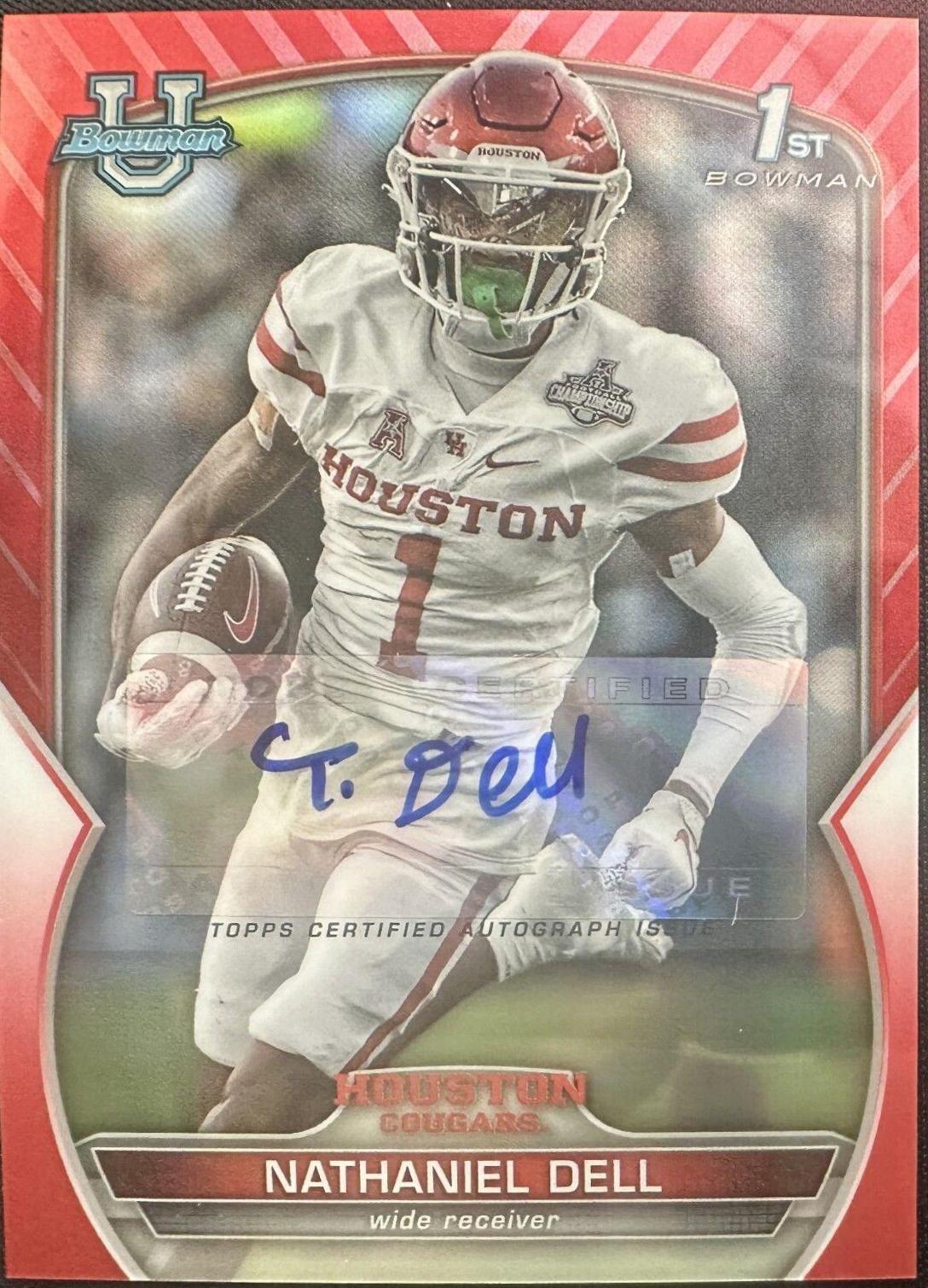Nathaniel Dell [Autograph Red] #49