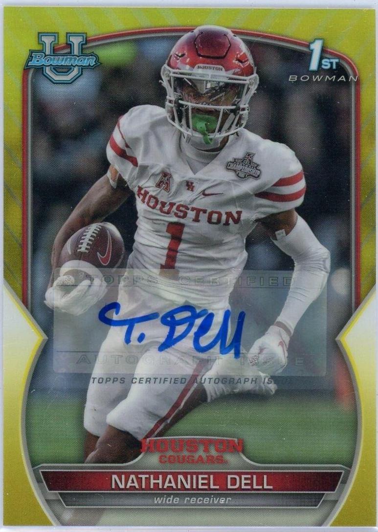 Nathaniel Dell [Autograph Yellow] #49