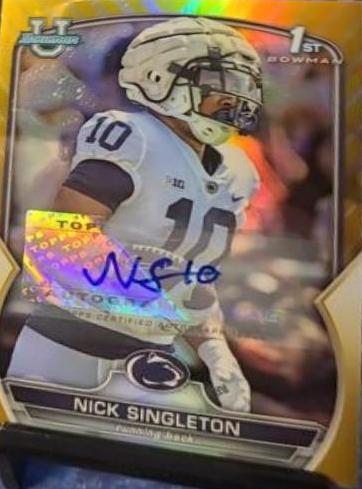 Nick Singleton [Autograph Gold] #87
