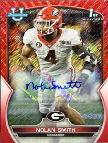 Nolan Smith [Autograph Red Shimmer] #33