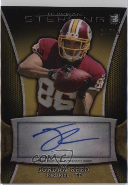 Jordan Reed [Gold Refractor] #BSA-JRE