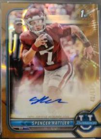 Spencer Sanders [Autograph Gold Lava] #81