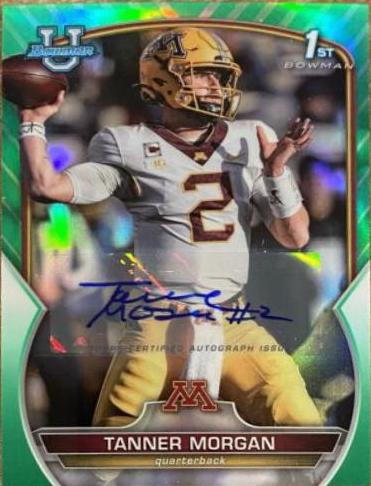 Tanner Morgan [Autograph Green] #11