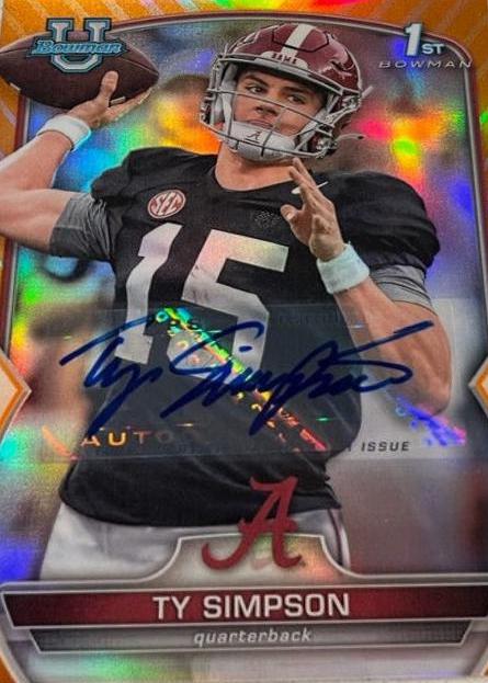Ty Simpson [Autograph Orange] #80