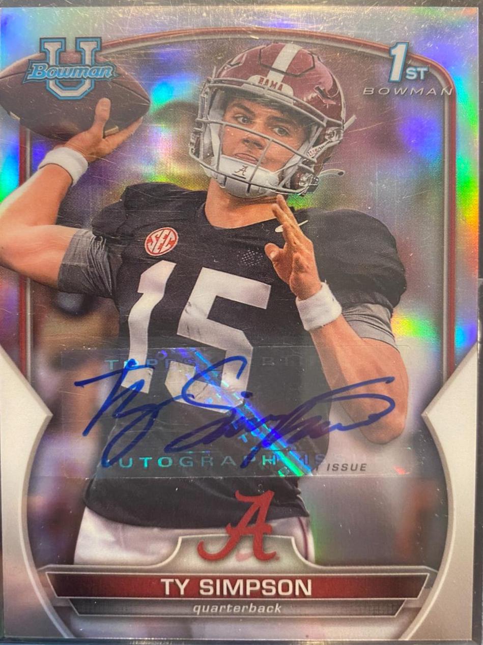 Ty Simpson [Autograph] #80