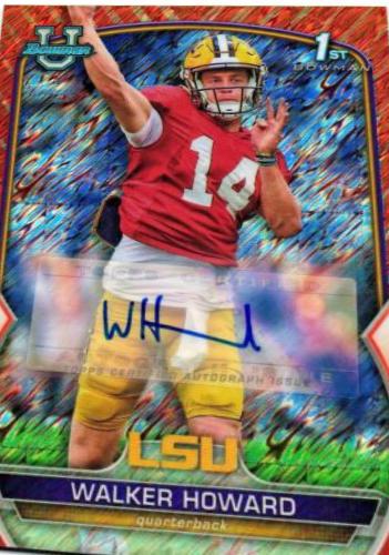 Walker Howard [Autograph Orange Shimmer] #92