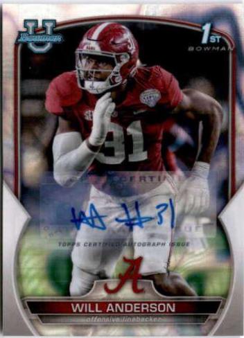 Will Anderson [Autograph Lava] #52